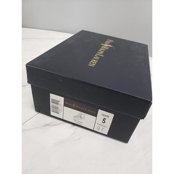 NEW Baby Infant 5 POLO‎ RALPH LAUREN COMBAT BOOTS TYREK BRANDY BROWN BLACK - Picture 5 of 6